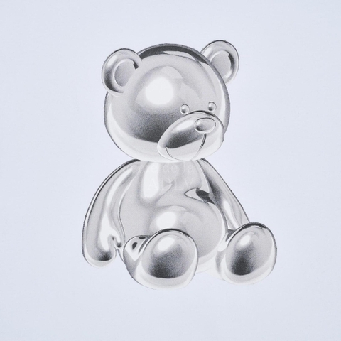 ADLV METAL BEAR SHORT SLEEVE T-SHIRT WHITE
