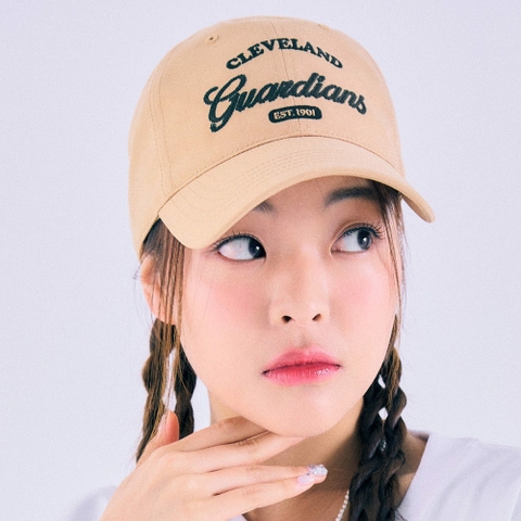 MLB Varsity Lettering Ball Cap Cleveland Guardians L.Camel Cap 3ACPL033N-45CAL