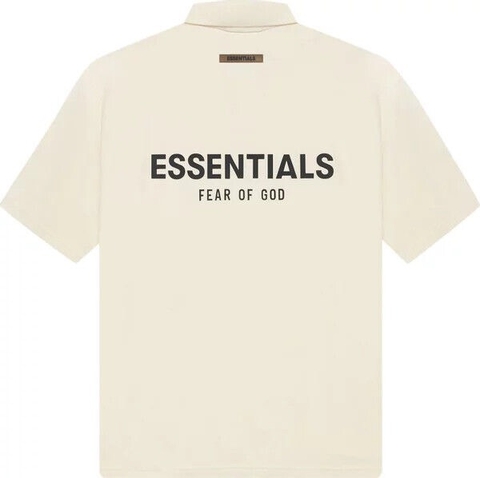 Fear Of God Essentials Short Sleeve Polo Buttercream