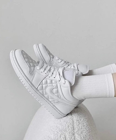 Nike Air Jordan 1 Low Quilted 'White' DB6480-100