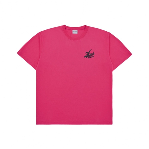ADLV BIG LOGO 2 PRINTING SHORT SLEEVE T-SHIRT PINK
