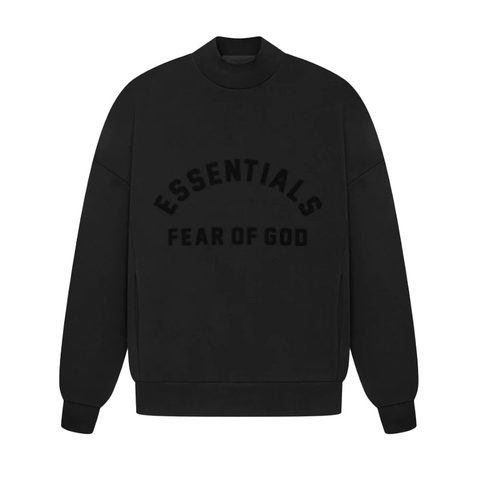 Fear Of God Essentials Sweater Jet Black Crewneck (SS23)