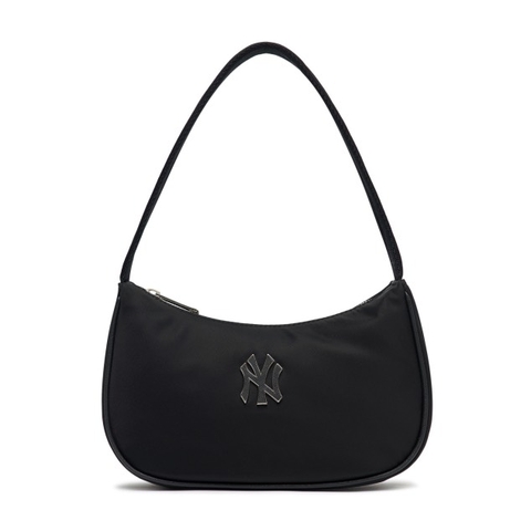 MLB Nylon Hobo Bag New York Yankees Black 3ABQS032N 50BKS
