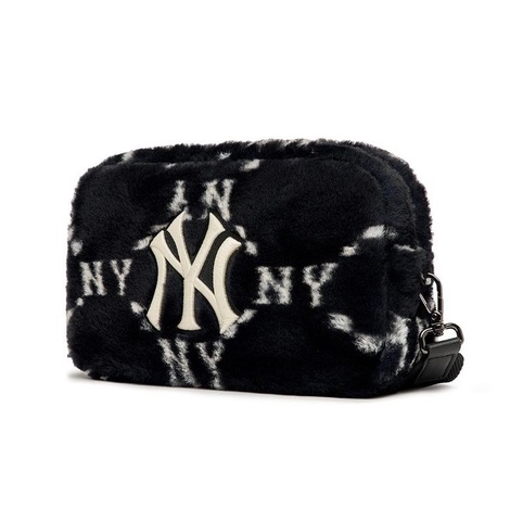 MLB Dia Monogram Fur Cross Bag New York Yankees 3ACRM1026-50BKS