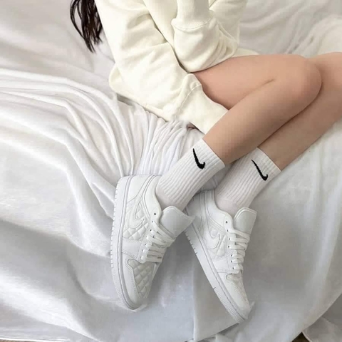 Nike Air Jordan 1 Low Quilted 'White' DB6480-100