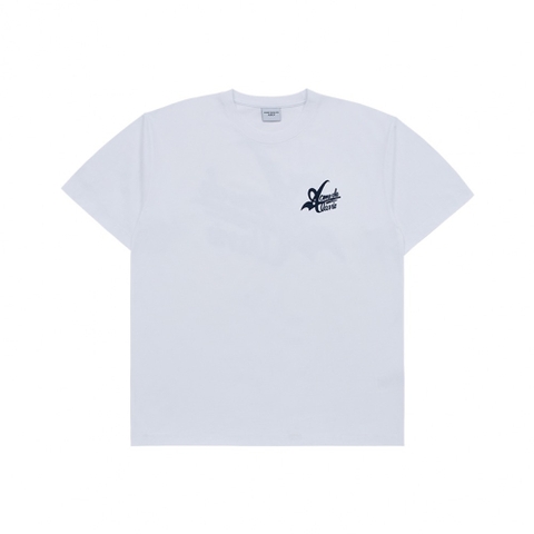 ADLV BIG LOGO 2 PRINTING SHORT SLEEVE T-SHIRT WHITE