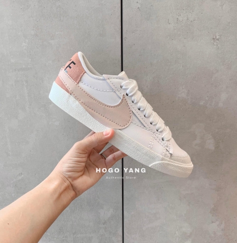 Nike Blazer Low Jumbo White Pink Oxford