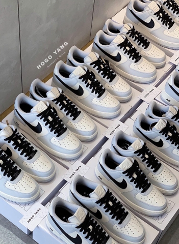 Nike Air Force 1 Low By You Custom Grey White Black