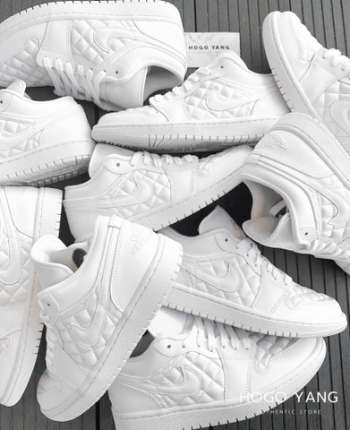 Nike Air Jordan 1 Low Quilted 'White' DB6480-100