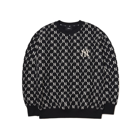 MLB MONOGRAM ALL-OVER OVERFIT SWEATSHIRT NEW YORK YANKEES