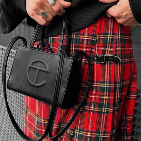Telfar Small Black Shopping Bag Size S
