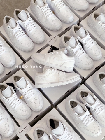 Jordan 1 Low Triple White
