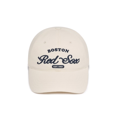 MLB Varsity Lettering Ball Cap Boston Red Sox D.Cream Cap 3ACPL033N-43CRD