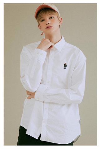 WHOAU Steve Oxford Shirt Ivory