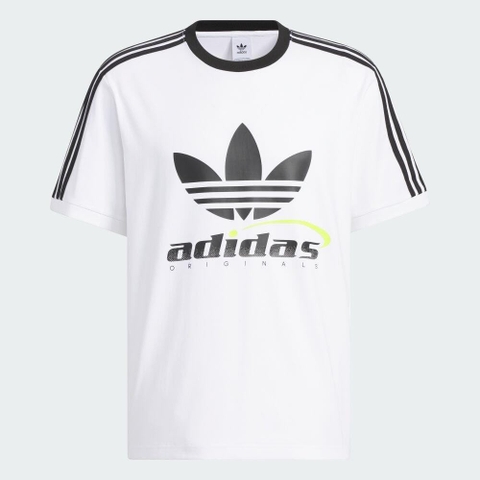 ADIDAS TREFOIL LOGO PLAY SOCCER GRAPHIC SHORT SLEEVE T-SHIRT ' WHITE'
