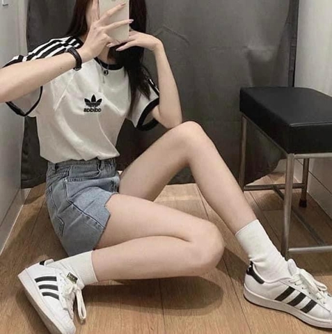 Adidas Superstar White Black