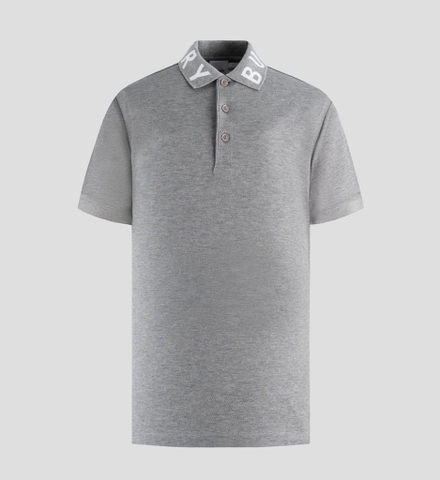 Burberry Logo Neck Detail Polo Shirt