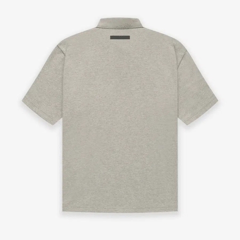 Fear Of God Essentials SS Polo Dark Heather Oatmeal