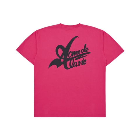 ADLV BIG LOGO 2 PRINTING SHORT SLEEVE T-SHIRT PINK