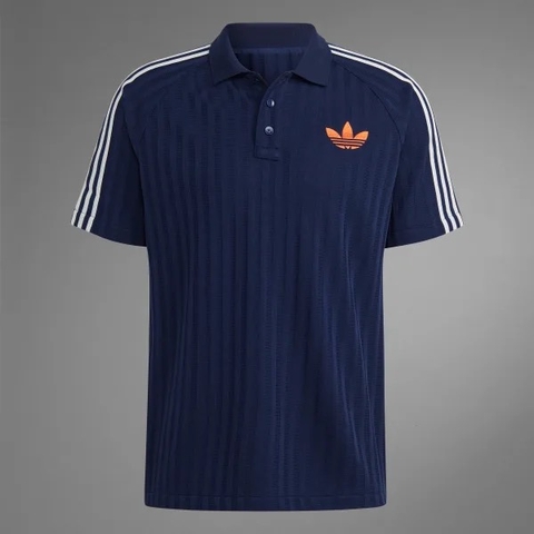 Adidas Adicolor 70s Vintage Polo Shirt Blue IP6975