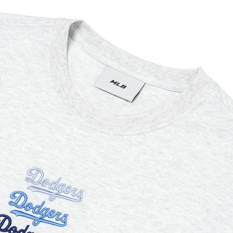 MLB Classic Triple Logo LA Dodgers L.Melange Grey