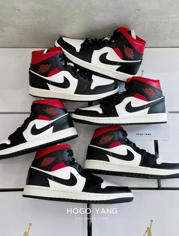 Nike Air Jordan 1 Mid 'Fitness Red' BQ6472-061