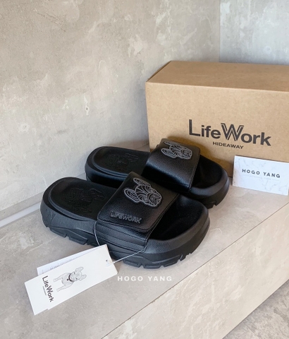 LIFE WORK SLIDE LW235SH111 BLACK