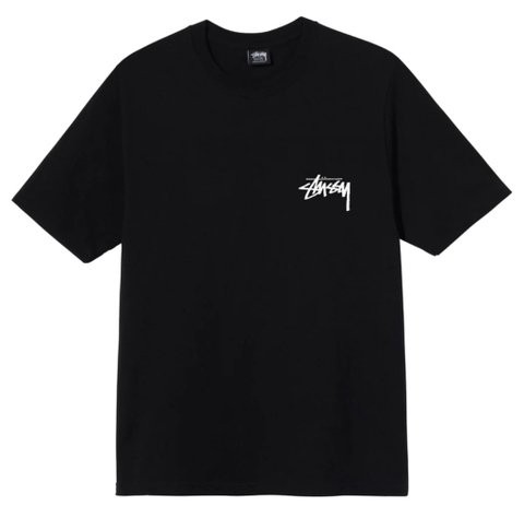 STUSSY REFLECTION TEE BLACK
