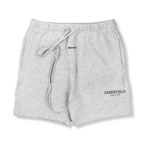 Fear Of God Essentials Sweat Shorts Light Heather Grey Black