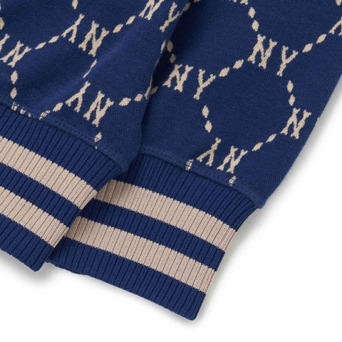 MLB Diamond Monogram Jacquard Overfit Sweatshirt New York Yankees
