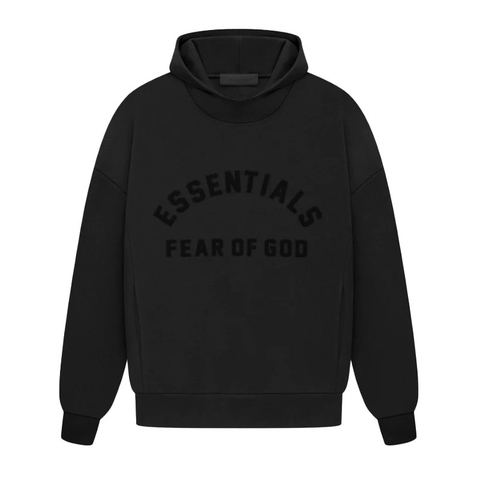Hoodie Fear Of God Essentials Jet Black Hoodie (SS23)