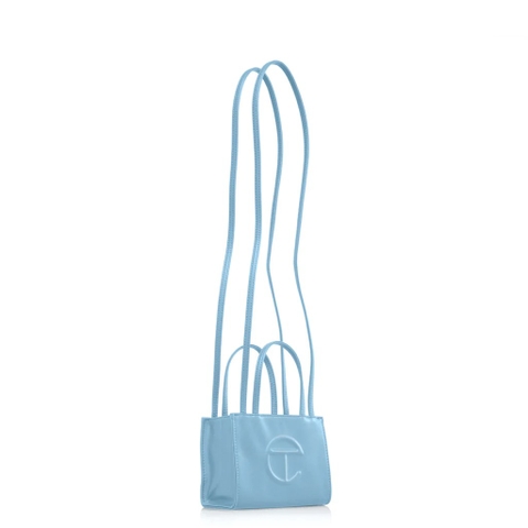 Telfar Small Pool Blue Shopping Bag Size S