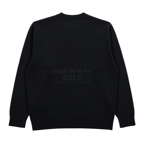 ADLV TOMATO FRONT ARTWORK KNIT BLACK