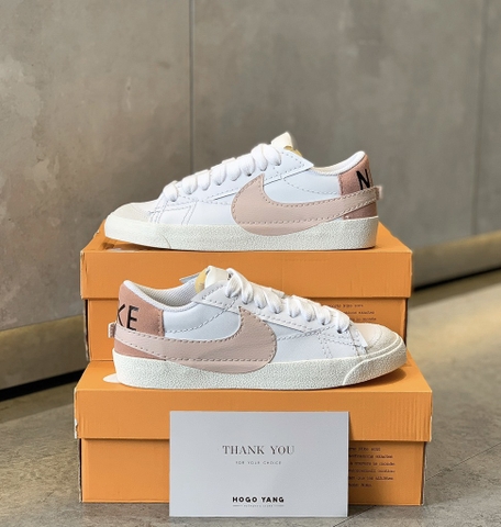 Nike Blazer Low Jumbo White Pink Oxford