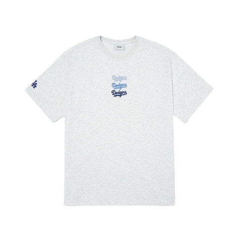 MLB Classic Triple Logo LA Dodgers L.Melange Grey