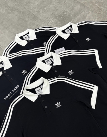 Adidas Polo Adicolor Classics 3-stripes Black [il2501]