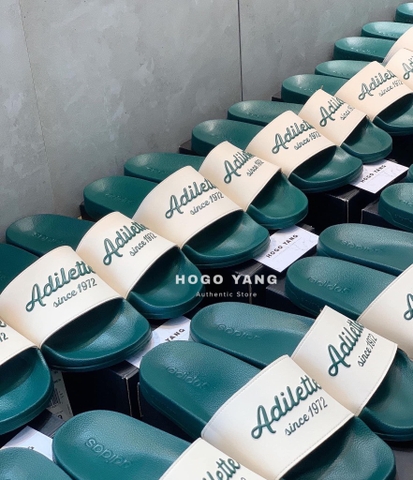 Adidas Adilette Shower Slides Green