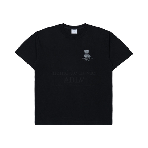 ADLV Fuzzy Bear Short Sleeve T-Shirt Black