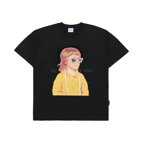 ADLV Baby Face Yellow Shirt Short Sleeve Tshirt