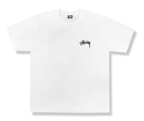STUSSY REFLECTION TEE WHITE