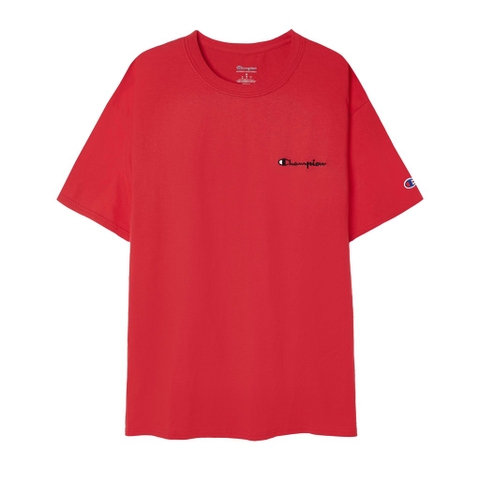 CHAMPION DYED EMBROIERED LOGO T-SHIRT