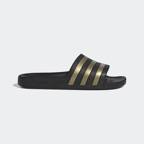 Adidas Adilette Aqua Slides Black/Gold EG1758
