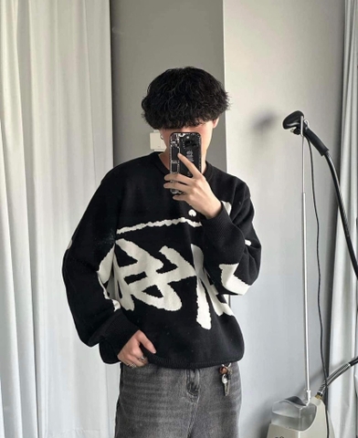 STUSSY BIG STOCK KNIT SWEATER