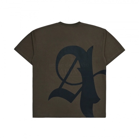 ADLV BIG NEW SYMBOL PRINTING SHORT SLEEVE TSHIRT CACAO