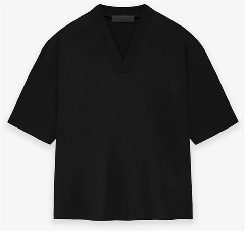 Fear of God Essentials V-neck Tee Fall SS23 Jet Black