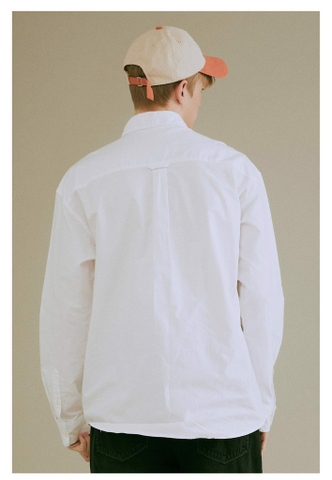 WHOAU Steve Oxford Shirt Ivory
