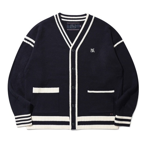 RMTC PREPPY KNIT CARDIGAN NAVY