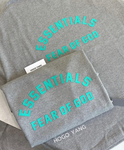 Fear of God Essentials Heavy Jersey S/S Tee Dark Heather Oatmeal