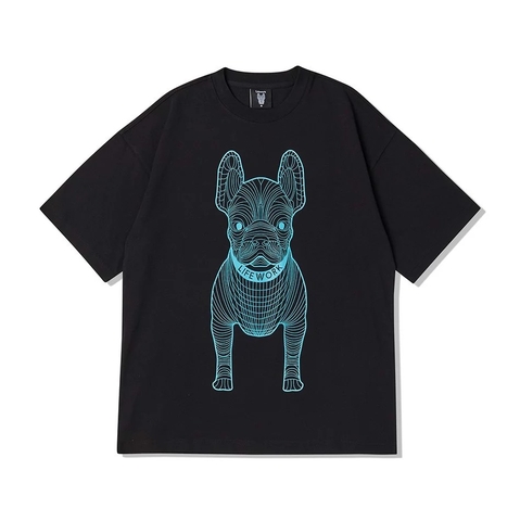 LIFE WORK Big Ladog Short Sleeve T-Shirt Blue Black