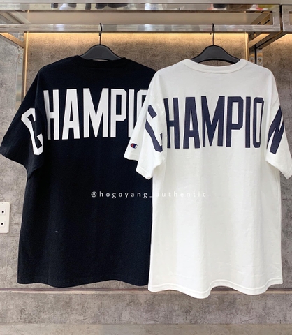 Champion Heritage Big Logo Back Tee - White